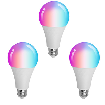 نور لامپ LED 9W 12W رنگین کمان هوشمند WIFI RGB بدون پله تنظیم شده است