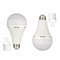 E27 لامپ LED قابل شارژ اضطراری مواد پلاستیکی فوق قابل حمل