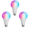 نور لامپ LED 9W 12W رنگین کمان هوشمند WIFI RGB بدون پله تنظیم شده است