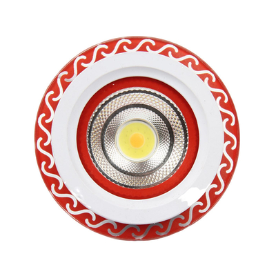 شیشه رنگارنگ 6 وات 9 وات تخت چراغ LED با رندر بالا SMD2835